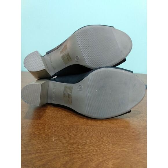 Gap Peep Toe Ankle Boots with Heel, Size 6 Black - Picture 7 of 7